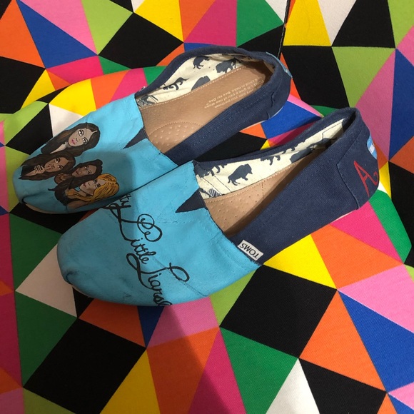 Pretty Little Liars Custom Painted Toms - Picture 5 of 7